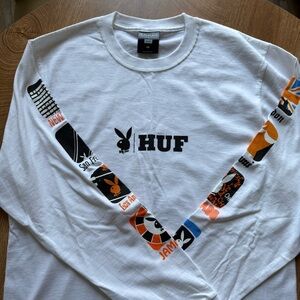 HUF White Long Sleeve with Colorful Graphics